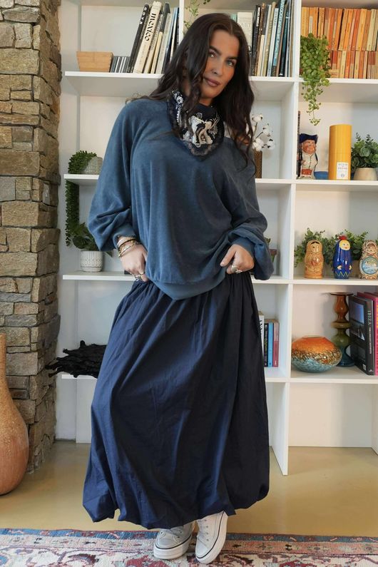 Terry B Classic Sweatshirt Denim